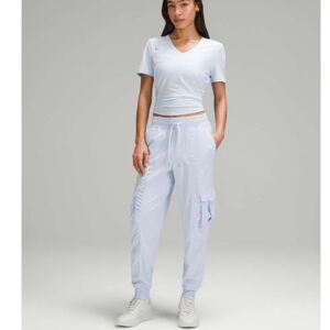 Lululemon Women's Dance Studio Relaxed Cargo Blue Joggers Size S